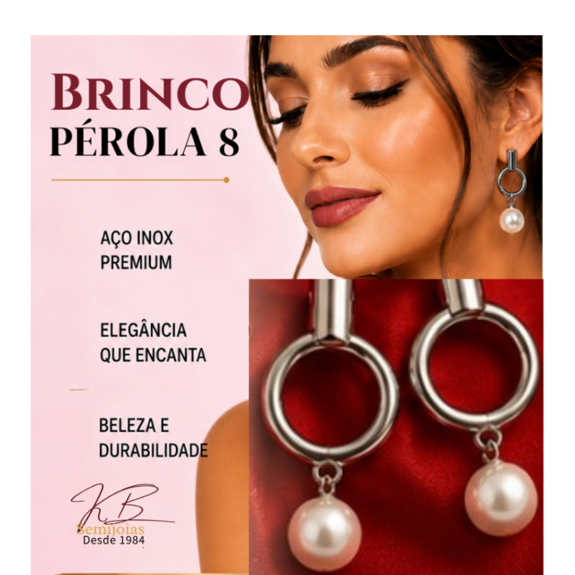 Brinco antialergico Hipoalergenico Em Aço Cirúrgico Não Escurece Não Enferruja Semijois de Aço inoxidavel
