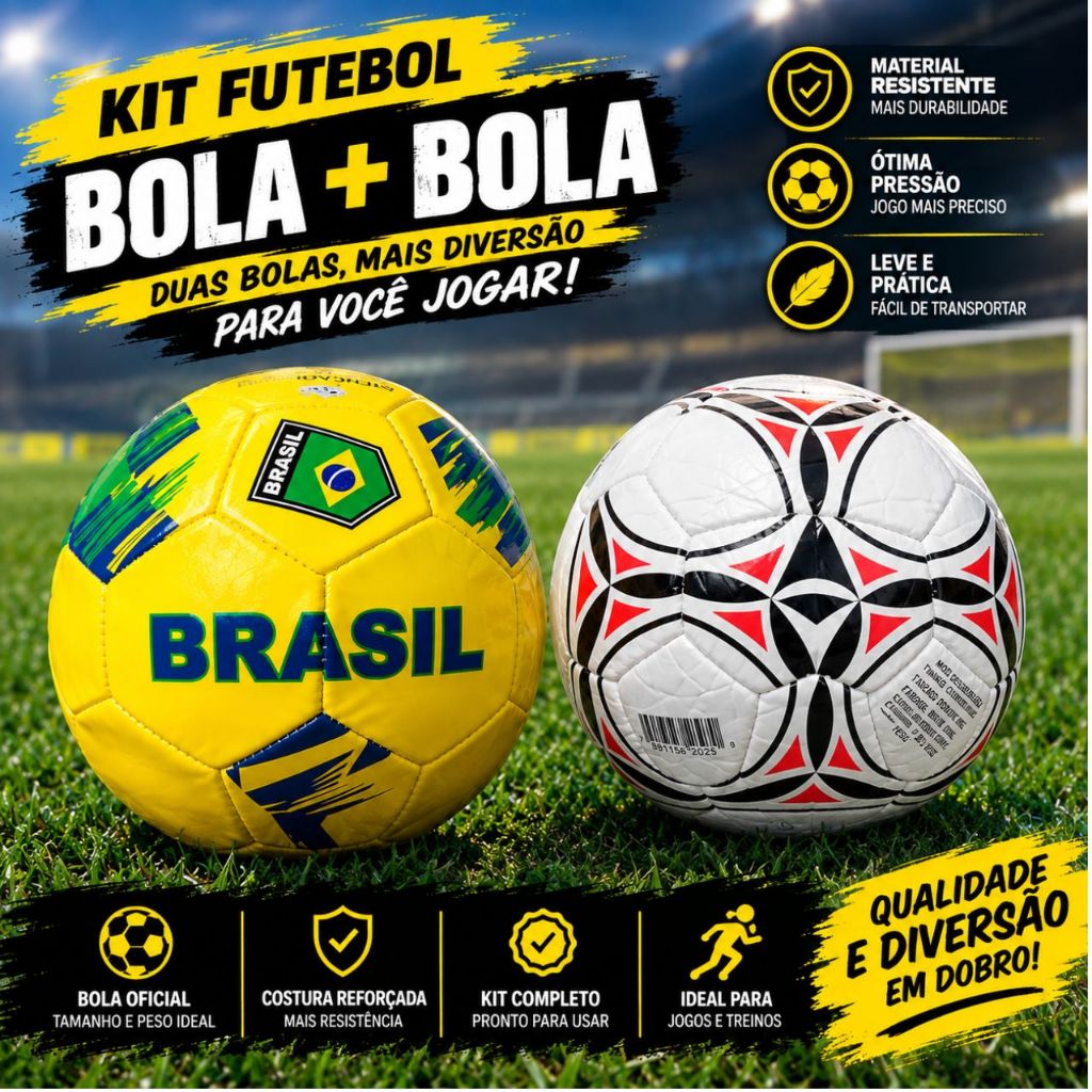 bola de Futebol Couro Sintético Campo Número 5 - Costura, Sempre Preparado