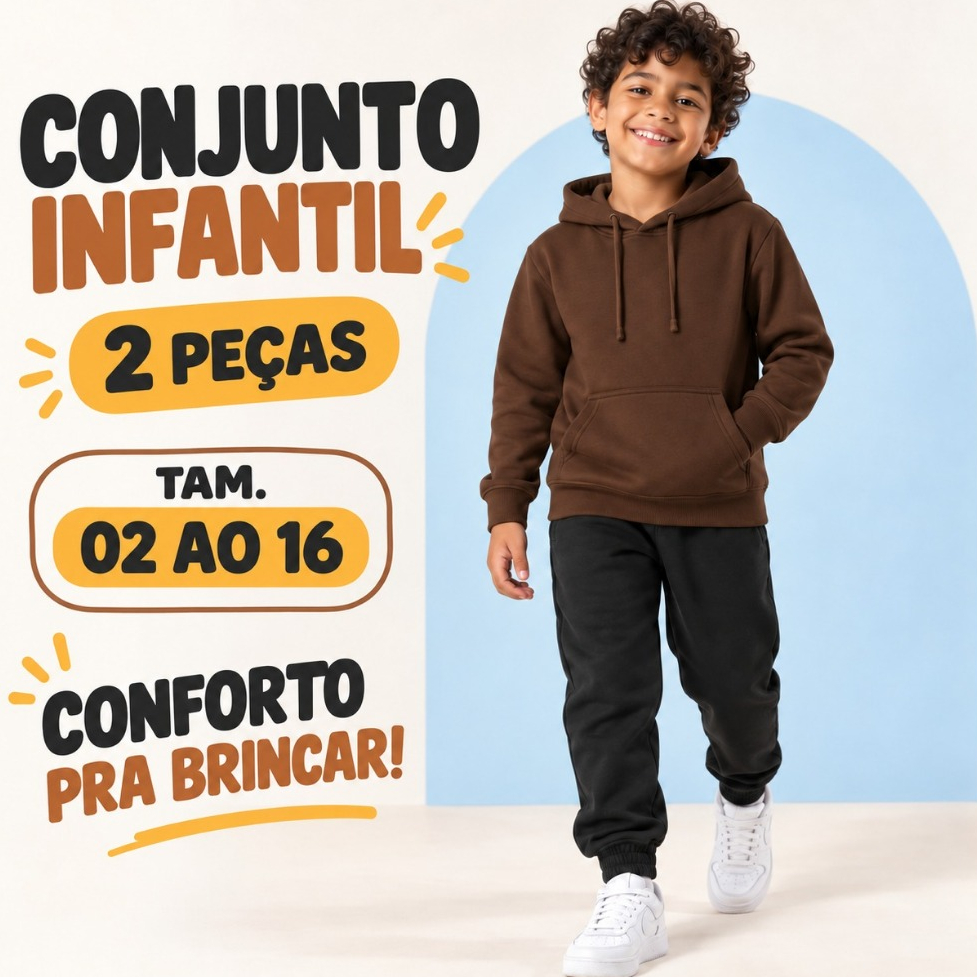 Kit 2 Peças Moletom Infantil PREMIUM Flanelado Unissex Quentinho Confortável. PERFEITO PARA SEU FILHO