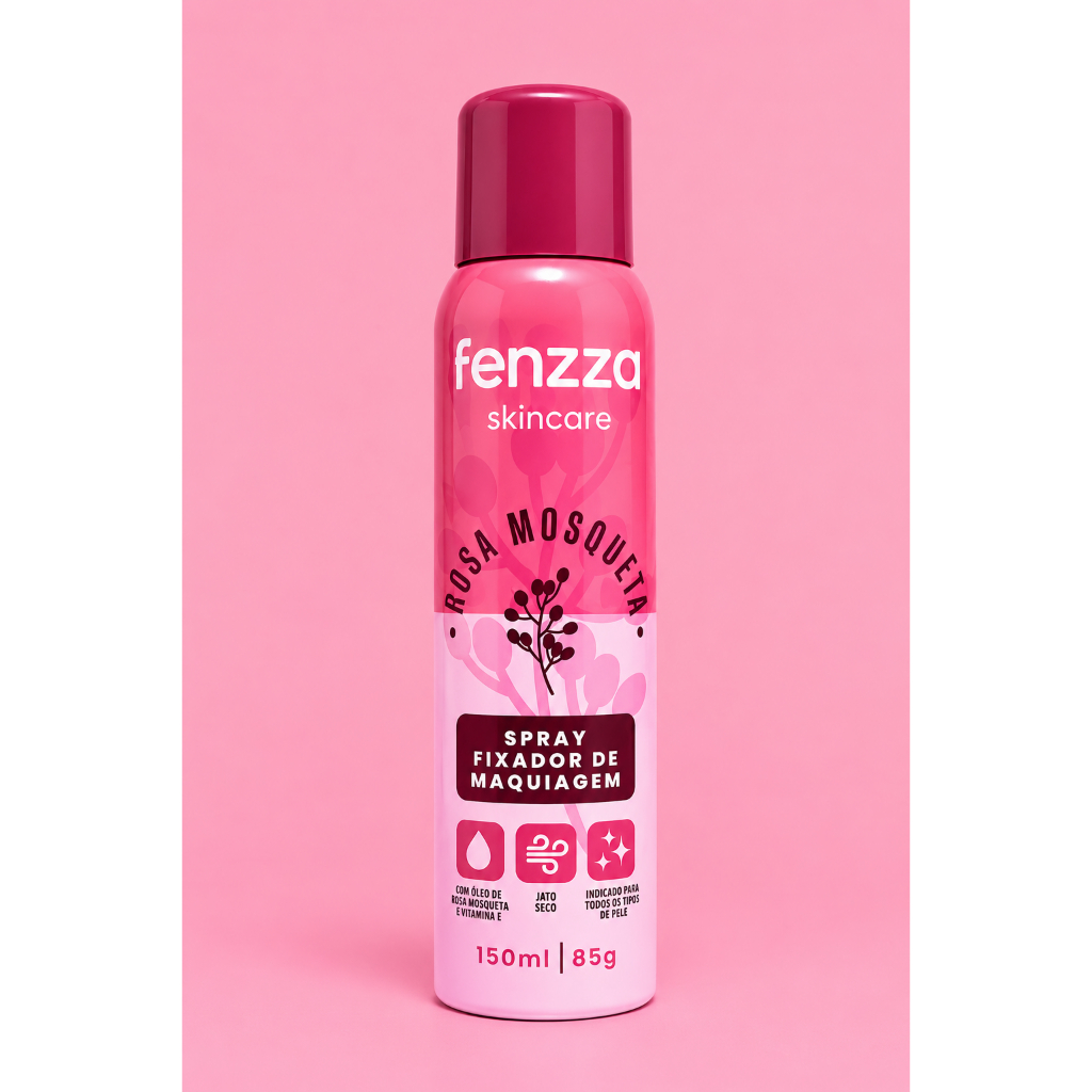 Fixador de maquiagem Fenzza Rosa Mosqueta/ Spray fixador Fenzza Rosa Mosqueta/ Fixador Rosa Mosqueta Fenzza
