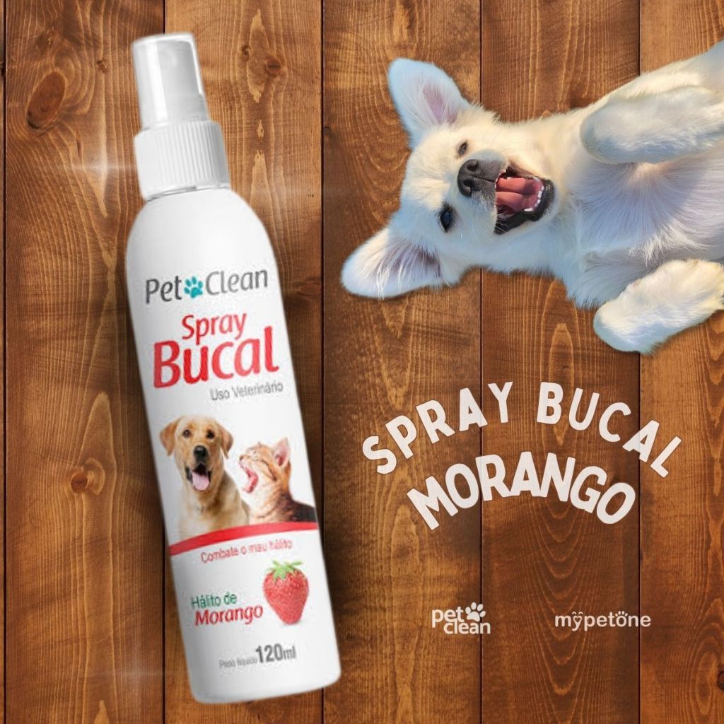 Spray Bucal Morango Pet Clean - 120mL · foto 2