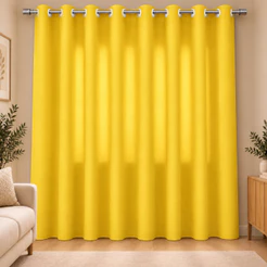 Cortina Oxford Lisa 2,80 x 2,20 Sala Quarto | 2 Folhas | Ilhós Branco