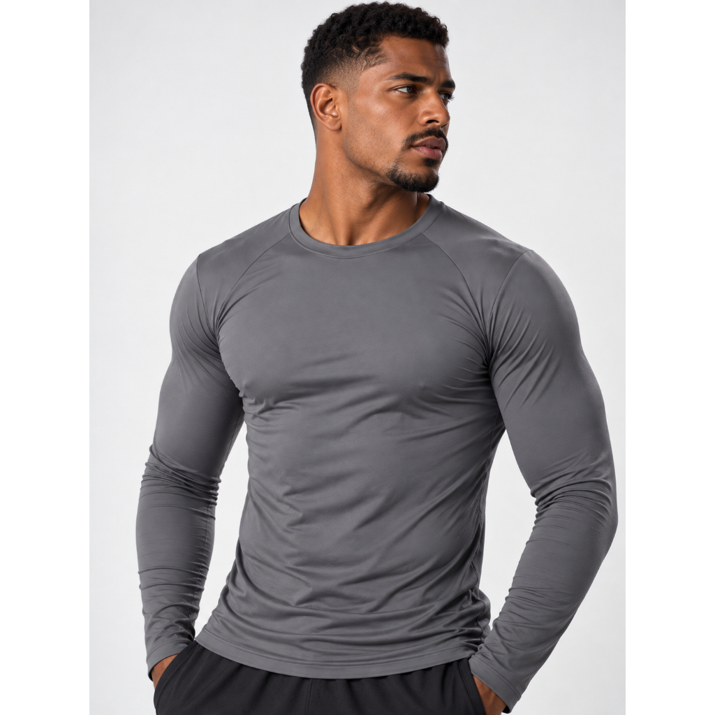 Camisa Proteção Solar Uv+50 Camiseta Segunda Pele Térmica Malha Fria Academia Esportes