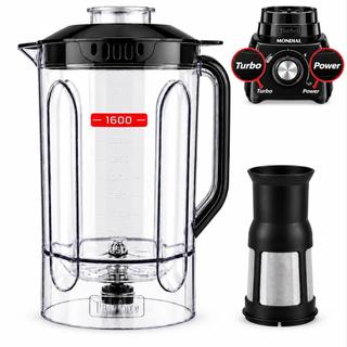 Copo Liquidificador L-99 Mondial Preto Turbo Power Completo Original