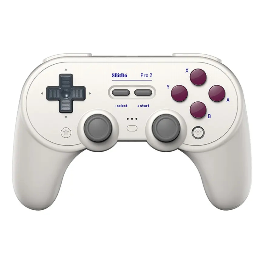 Controle 8BitDo Pro 2 Bluetooth hall effect PC Android Switch iOS Estilo SNES Sem Fio