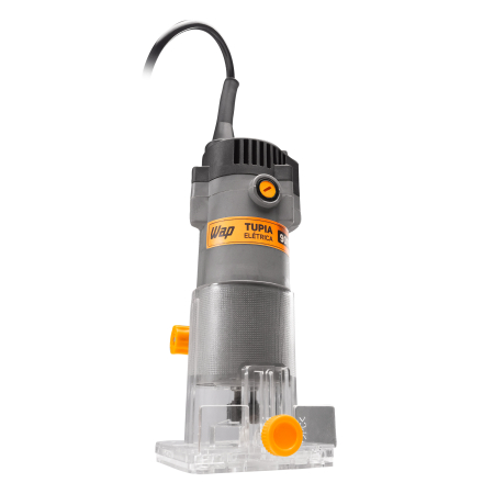 Tupia Elétrica WF TE01 900W 33000RPM para Madeira com Guias e Pinças 6mm e 1/4" WAP