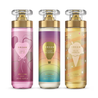 Body Splash O Boticário - Dream: Viagem Encantada, Céu de Baunilha, Amor No Ar