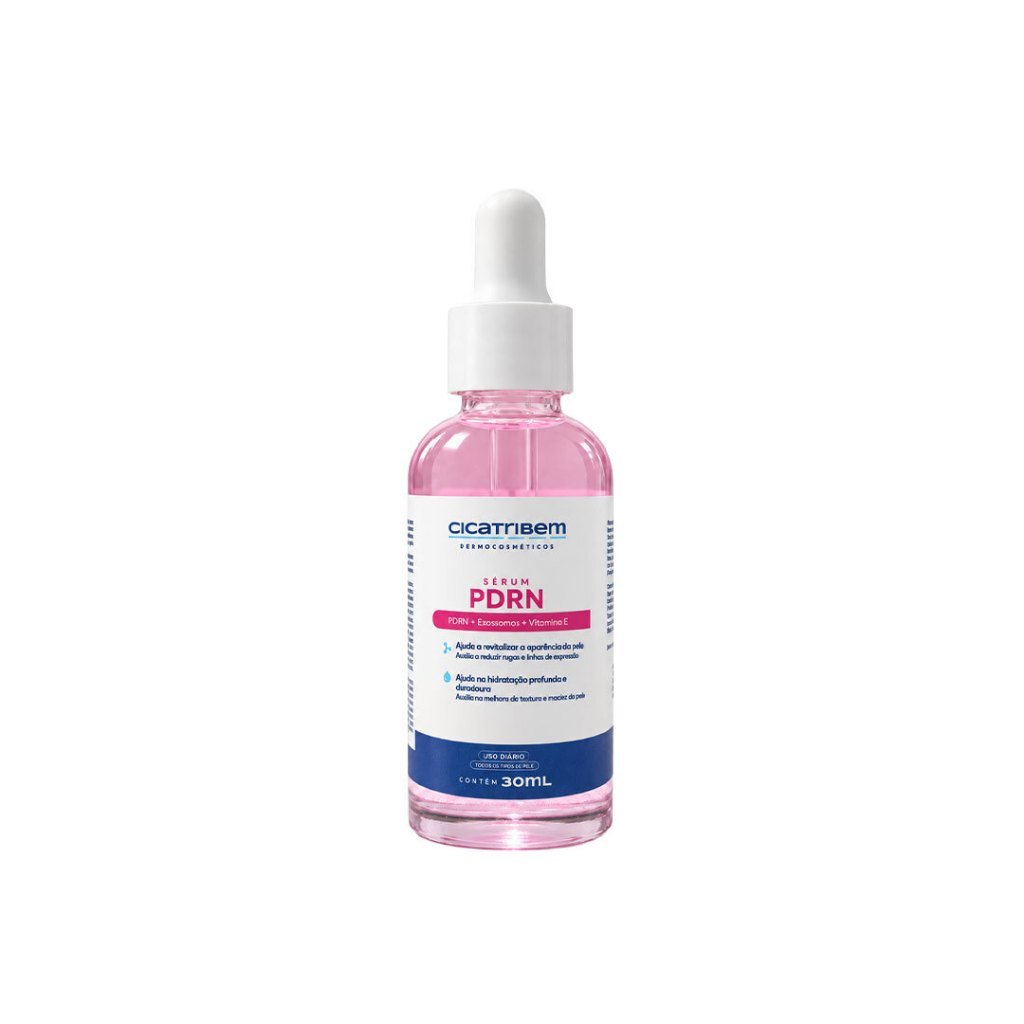 Sérum Facial PDRN 30ml Cicatribem com Exossomos, Multipeptídeos, Niacinamida e Ácido Hialurônico - Firmeza e Hidratação