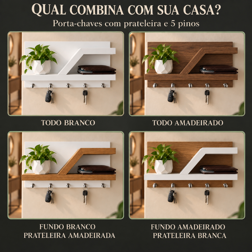 Porta Chaves Premium - MDF