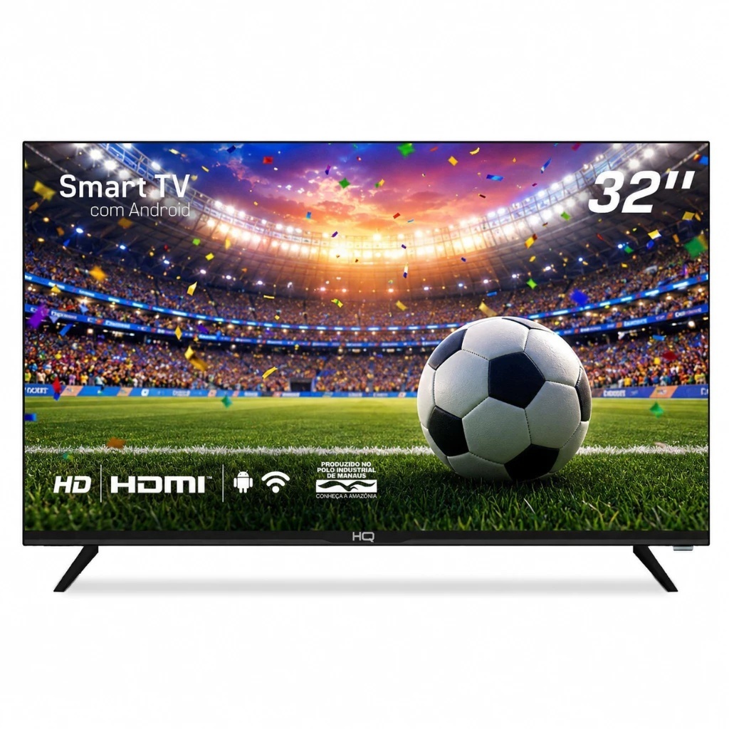 Smart TV HQ LED HD 32" HQS32NKHM | Smart + Monitor