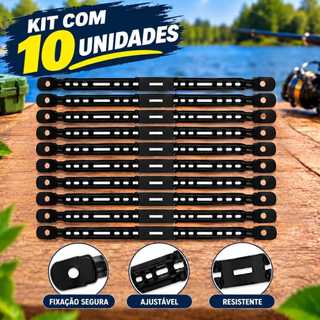 Kit com 10 Enroladores de Linha para Vara Telescópica – 19cm
