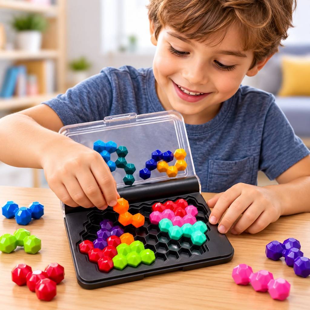 Jogo Brinquedo de Lógica IQ Inteligente Educativo De Aumento Intelectual IQ 120 Desafios