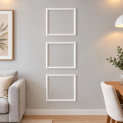 3 Kits Molduras Boiserie 60x60 Mdf Autocolante