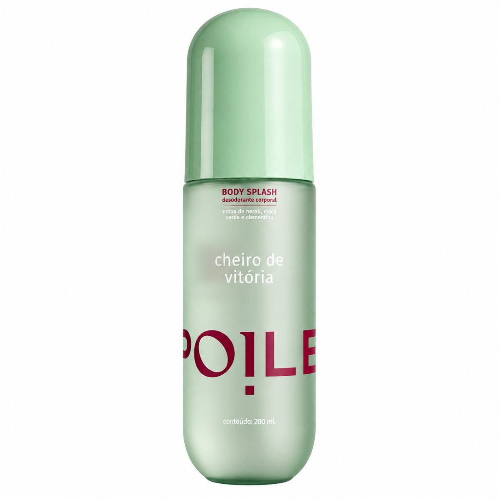 Body Splash Corporal Feminino Cheiro de Vitória 200ml Fragrância Marcante e Elegante Dia A Dia
