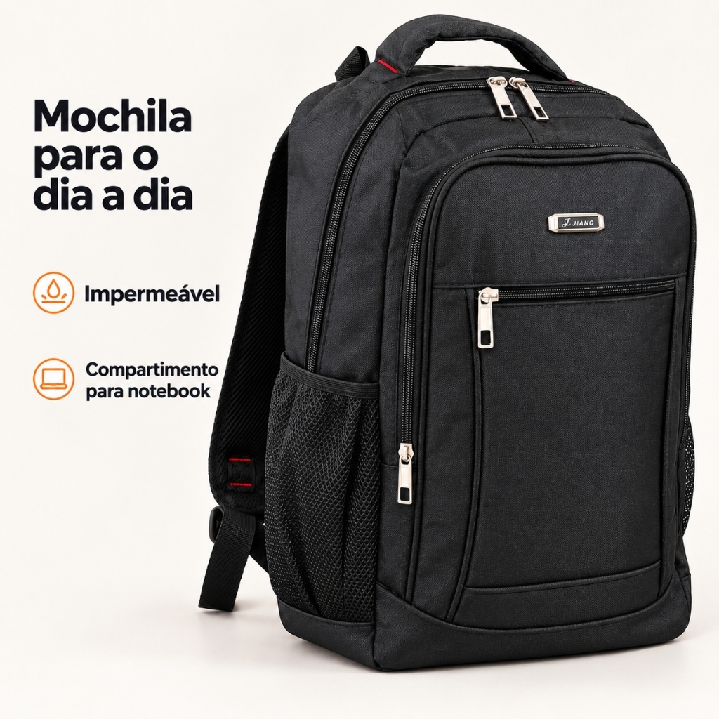 Mochila Masculina Impermeável Notebook Executiva Escolar Reforçada Feminina Faculdade Resistente