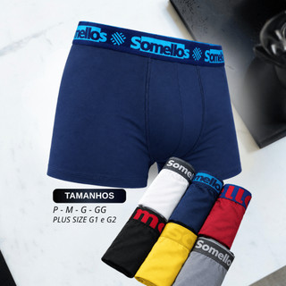 Kit 6 Cueca Boxer Masculina Microfibra Confortável Forro 100% Algodão
