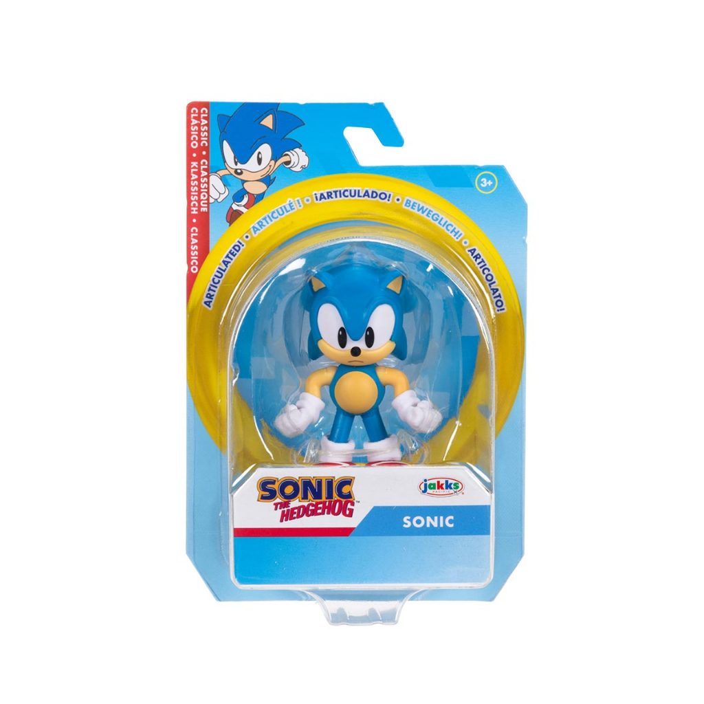 Boneco Articulado Sonic Clássico de 6cm - Sonic