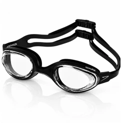 Óculos de natação Hydrovision Speedo Adulto Performance Águas Abertas Piscinas - PRETO CRISTAL