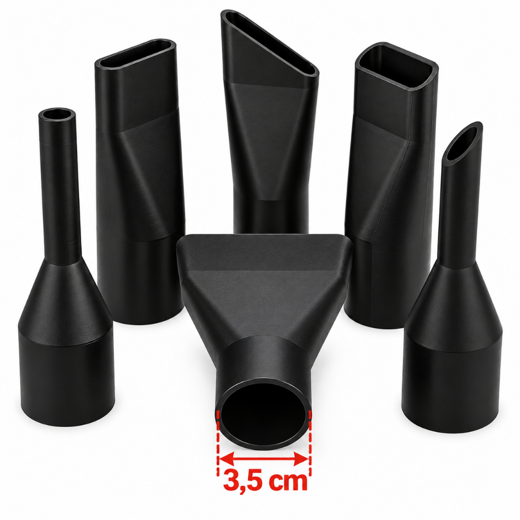 Kit Bocal Adaptador Universal para Aspirador de Pó com 6 Acessórios para Limpeza Completa