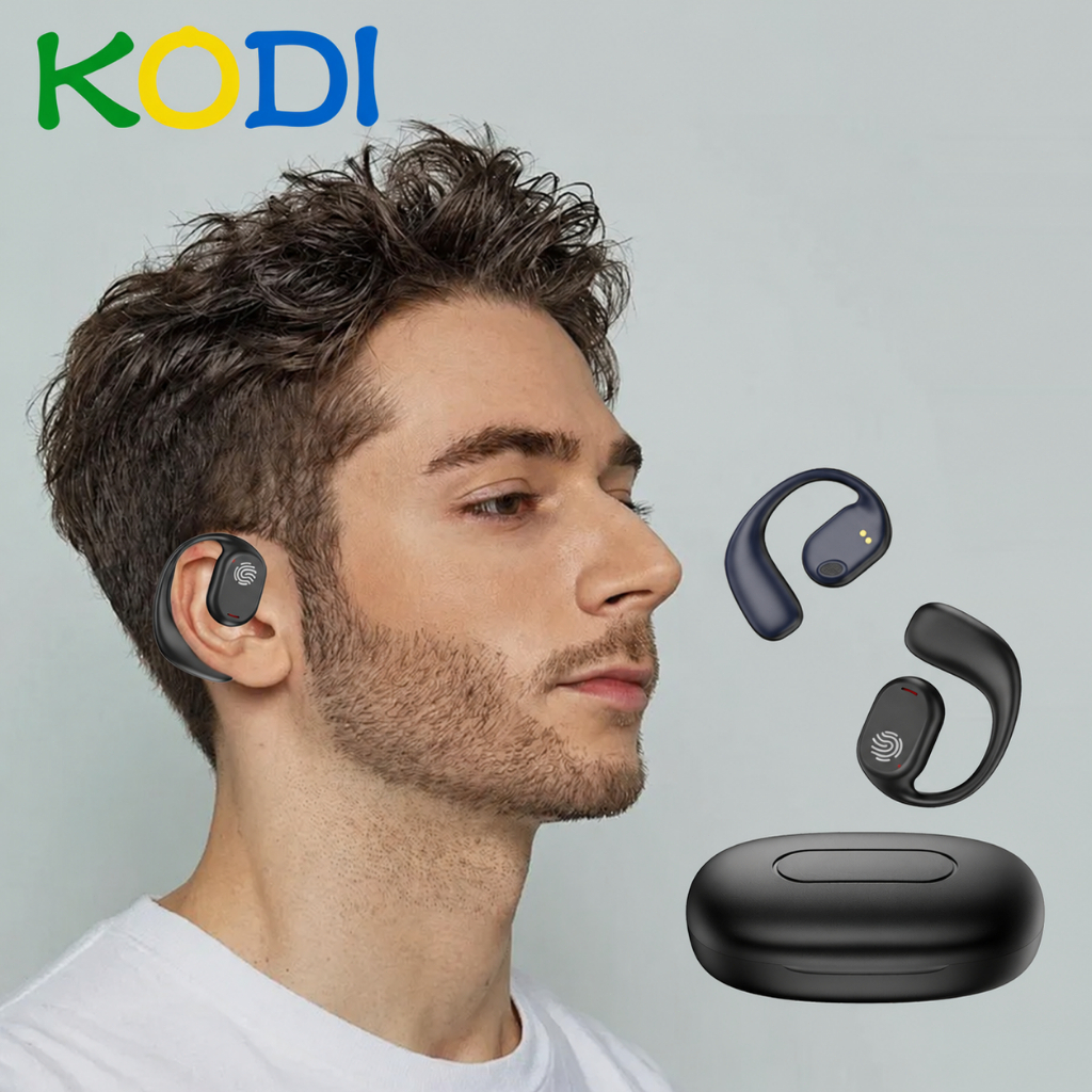 Fone Bluetooth 5.3 Esportivo TWS Display Carga Case à Prova Dágua Cancelamento Ruído -B8