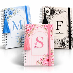 Agenda 2027 Personalizada Com Nome Floral Completa 1 Dia Por Página Diária Fim De Semana Vários Modelos