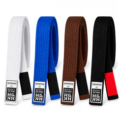 Faixa Jiu Jitsu Graduação Adulto Ponta Preta Haganah