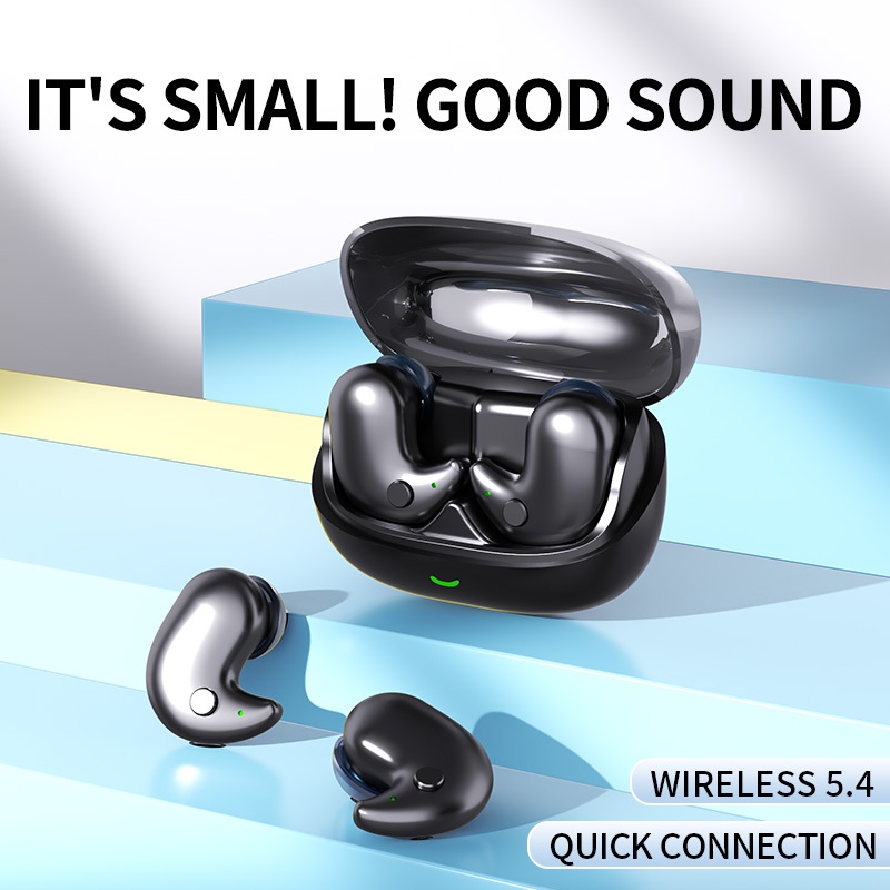 Buds2s Pro Mini Fones de Ouvido Invisíveis Bluetooth 5.4 True Wireless Intra-auriculares para Esportes em Oferta na Shopee