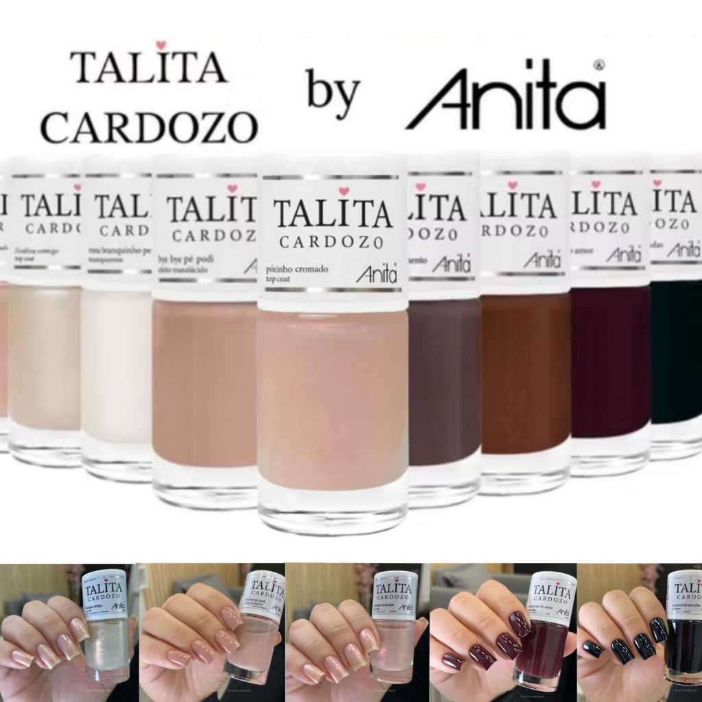 kit 8 Esmaltes Coleção Talita Cardozo Anita em Oferta na Shopee