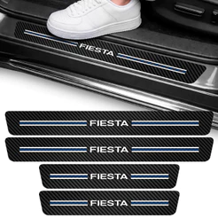 Kit Soleira Fiesta Vinil Adesivo Proteção Automotiva Porta