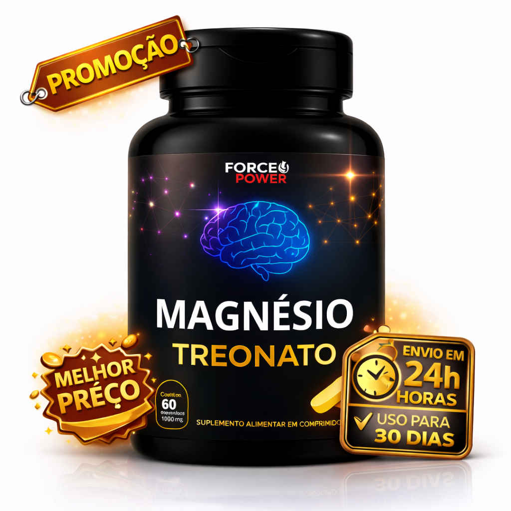 Treonato Magnesio Treonina Fórmula Premium 60 comprimidos - ENVIO IMEDIATO em Oferta na Shopee
