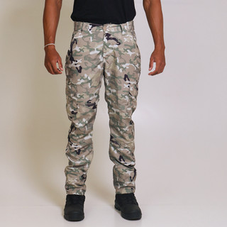 Calça Thrax Masculina Cargo 6 Bolsos Poly Ripstop Camuflada Multicam