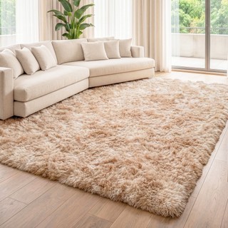 Tapete Sala 2,00x4,00 Gigante Peludo 4 Cm De Altura Shaggy Promoção
