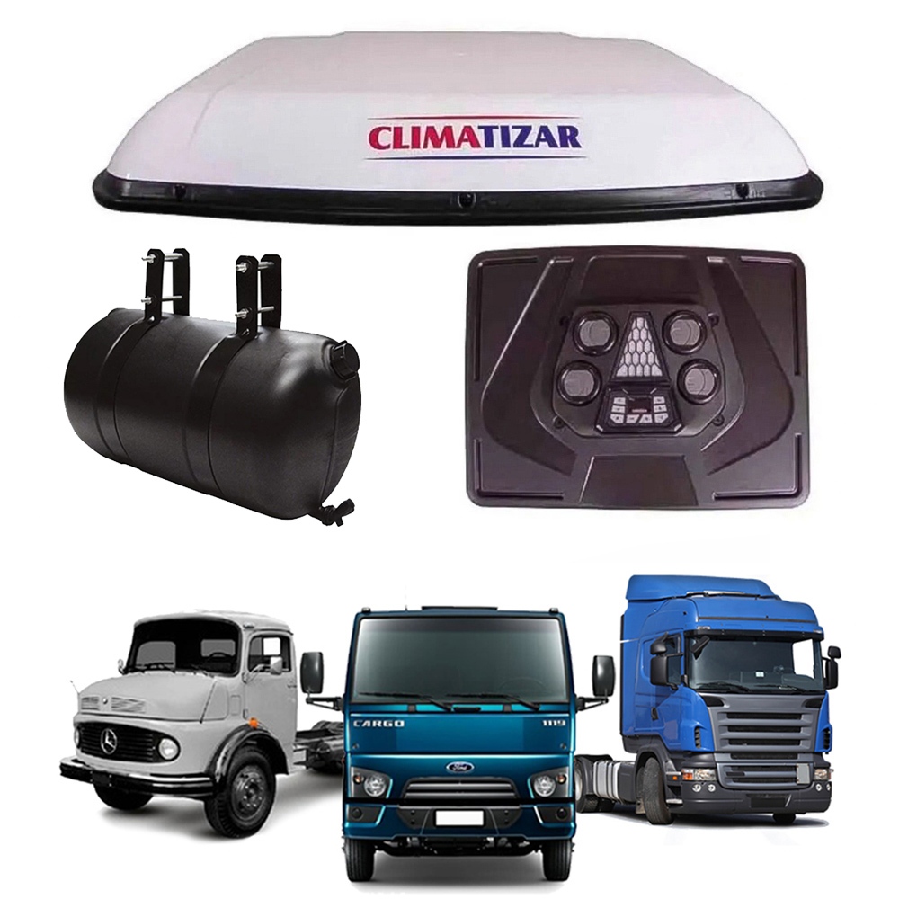 Climatizador Interclima Climatizar Evolve Caminhão Mercedes Benz, Ford Cargo, Motorhome - 12v