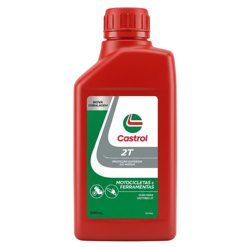 Oleo Castrol 500ml Para Motores 2 Tempos Roçadeiras Motos em Oferta na Shopee