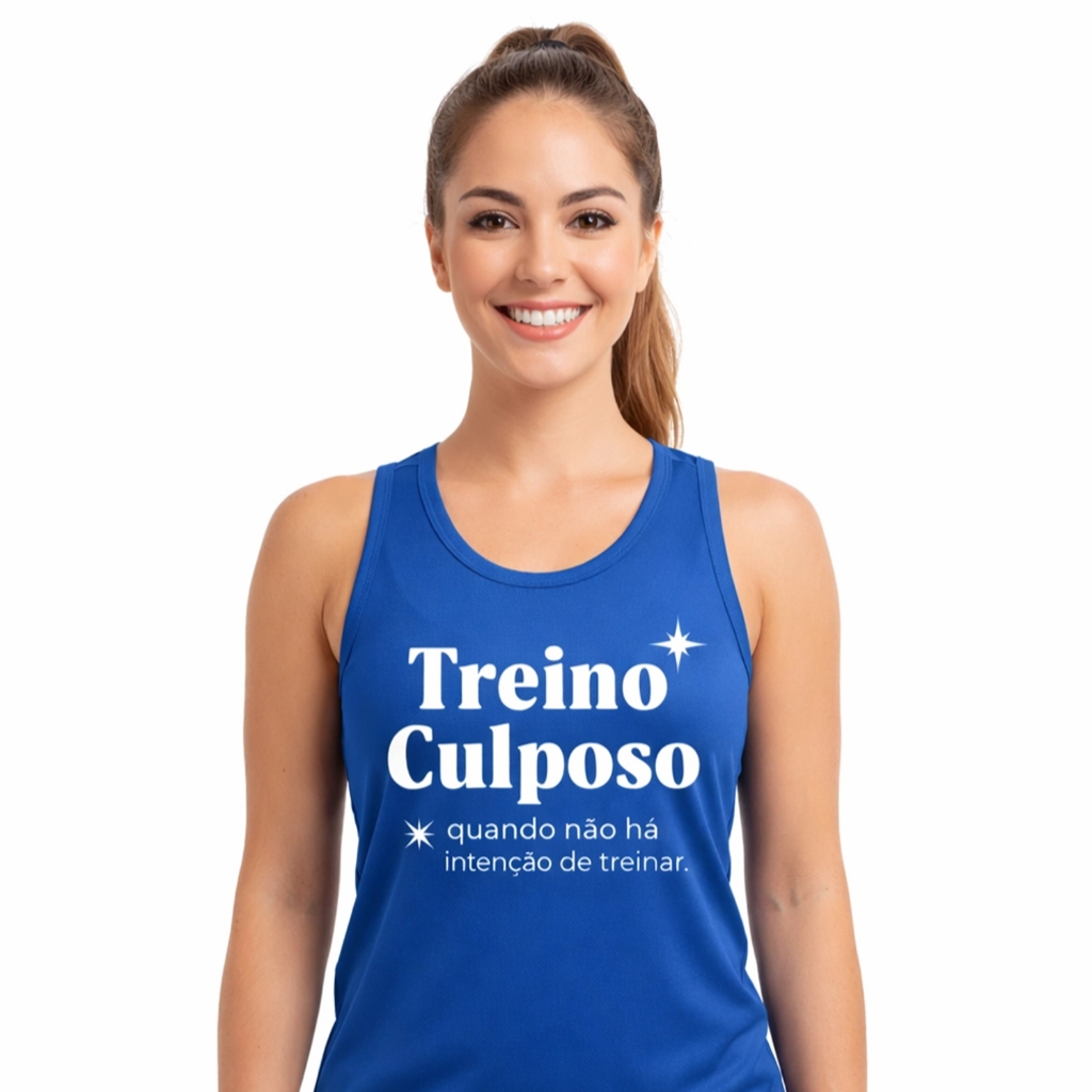 Regata Feminina Treino Culposo Dry Fit | Leve e Confortável para Treinos e Academia