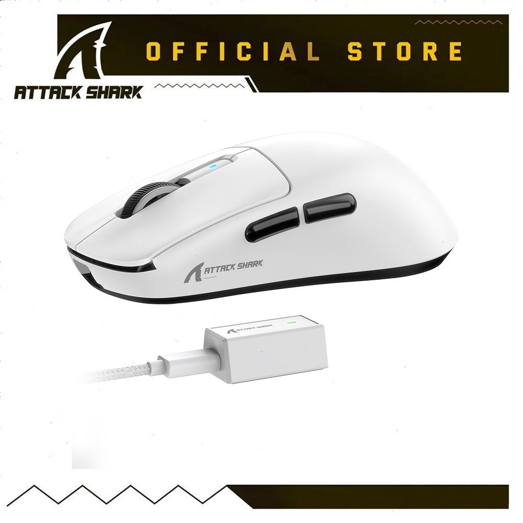 ATTACK SHARK R6 Ultralight 39g Wireless 8K PAW3950MAX Gaming Mouse