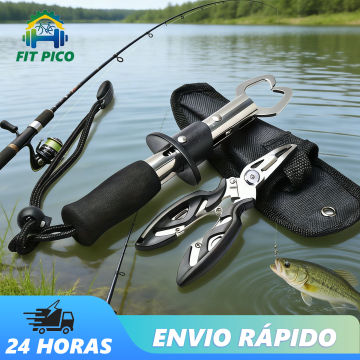 Alicate de Pesca Multifuncional para Remover Anzol Conjunto com Acessórios Bônus Pescaria
