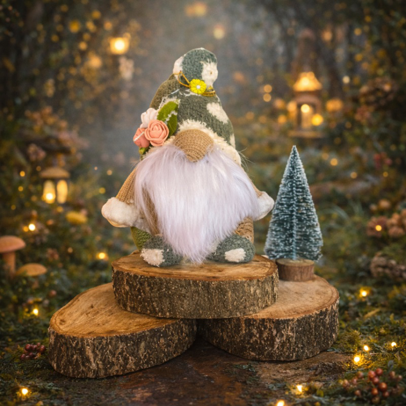 NATAL DECORAÇÃO PAPAI NOEL GNOMOS NATALINOS DECORAÇÃO PARA CASA DUENDES FLORESTA DECORAÇÃO MÍSTICA