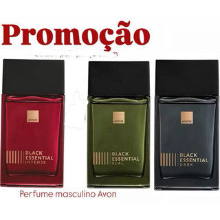 Black Essential Colônia Avon masculino 100ml cada Original e Lacrado-Variações