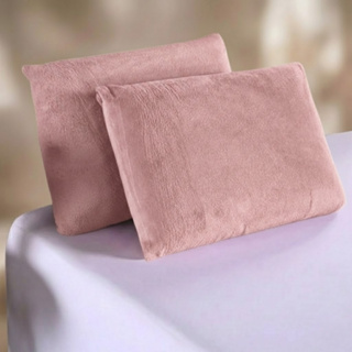 Fronha Par - Tecido Soft Plush - 50x70cm - Antialérgico - Toque Macio - Sono Tranquilo em Oferta na Shopee