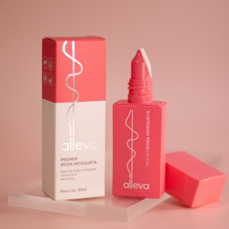 Primer Óleo de Rosa Mosqueta Alleva 30ml em Oferta na Shopee
