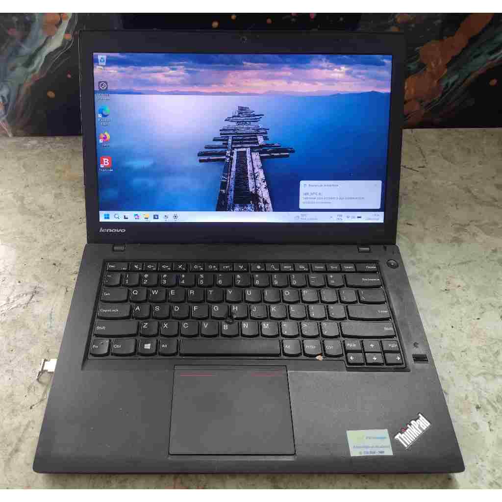 notebook lenovo thinkpad t440, core i5, 8gb, 120gb ssd +16gb m2