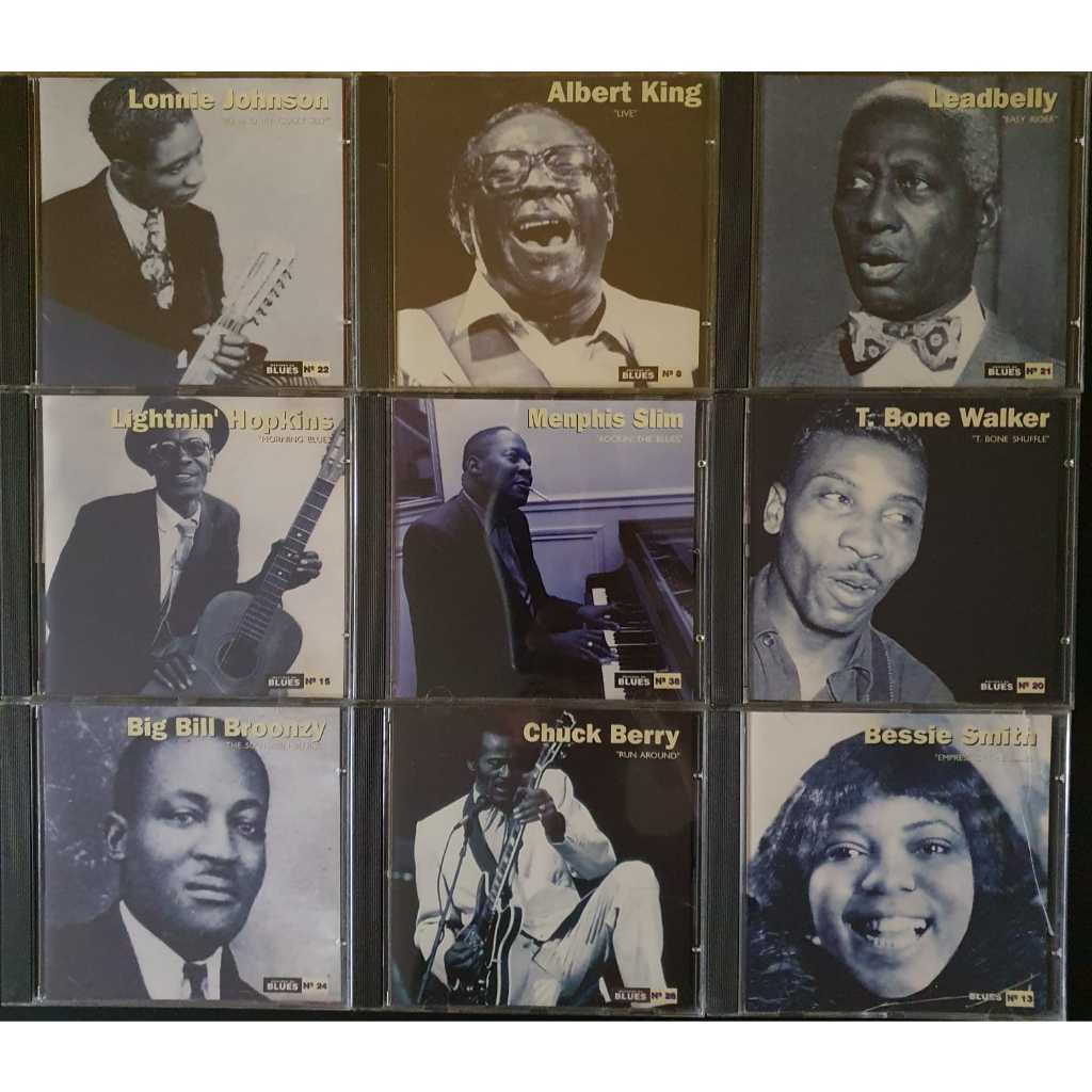 Lote CD Mestres do Blues Soul Jazz - Vários Títulos: Buddy Guy / Jimi Hendrix / Albert King BB King