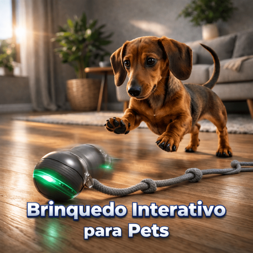 Bolinha Pet Gato Cachorro Interativa Bola Animais Automática Movimento Rotação Giratória