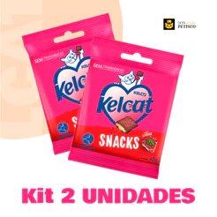 Kelcat Snack para Gatos sabor CARNE COM 2 UN - 40g