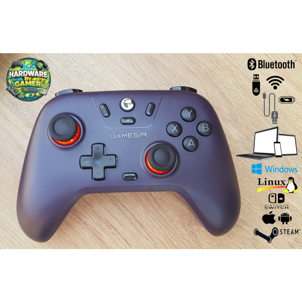 Gamepad Gamesir T4 Nova Lite Controle Gamer Sem Fio Bluetooth PC Android Consoles