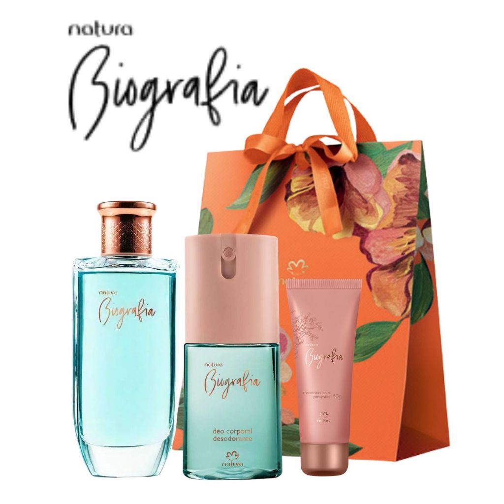 Kit Presente Biografia Feminino [ORIGINAL E LACRADO] em Oferta na Shopee