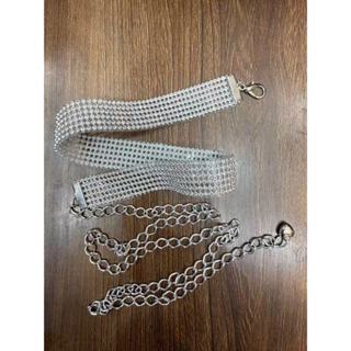 Cinto Feminino De Corrente Com Brilho Strass  Delicado Acessório Fashion Elegante 110cm em Oferta na Shopee