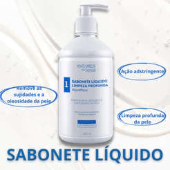 Sabonete Liquido de Limpeza Profunda Extratos da Terra