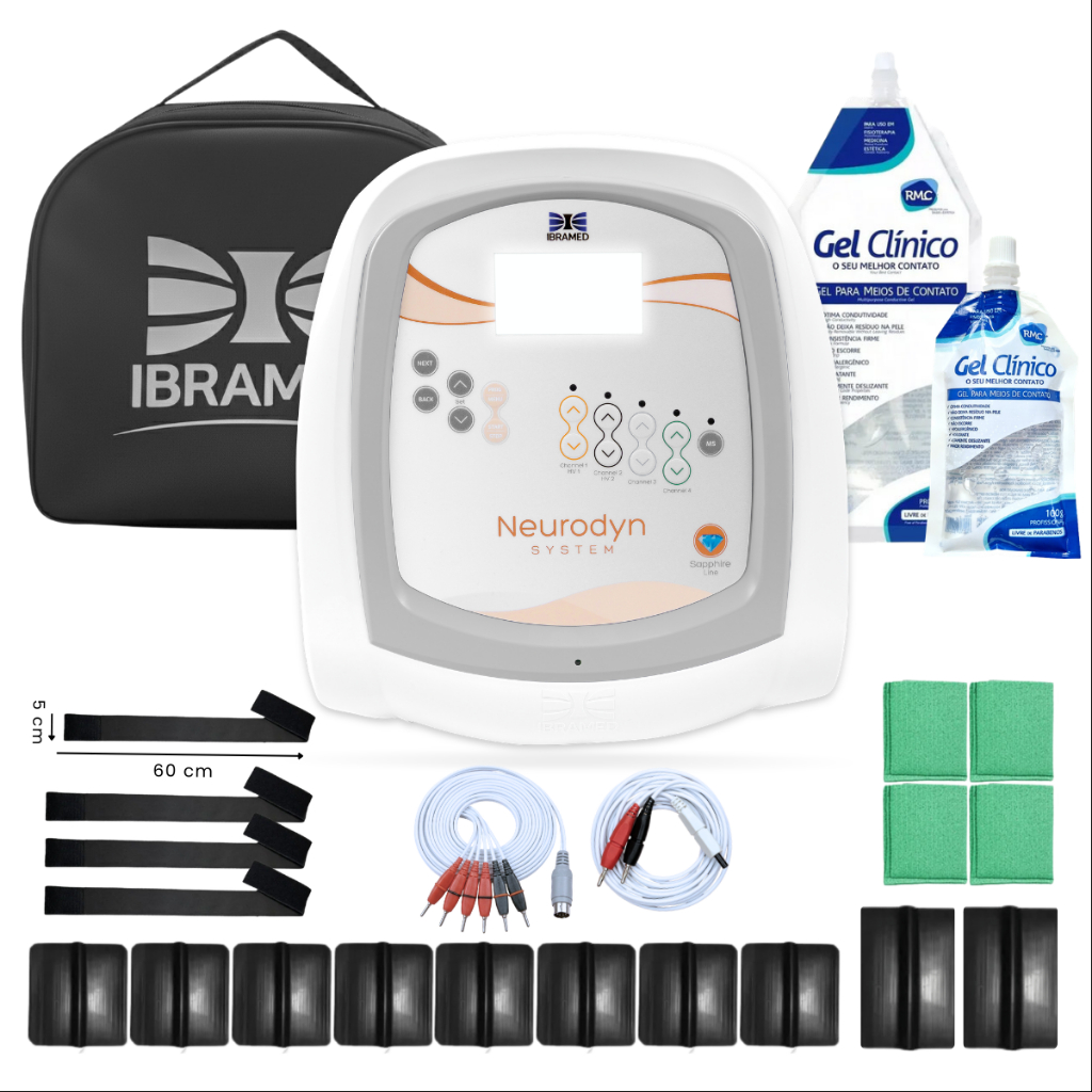 Neurodyn System 9 Correntes Ibramed - Estimulador Muscular Multicorrentes